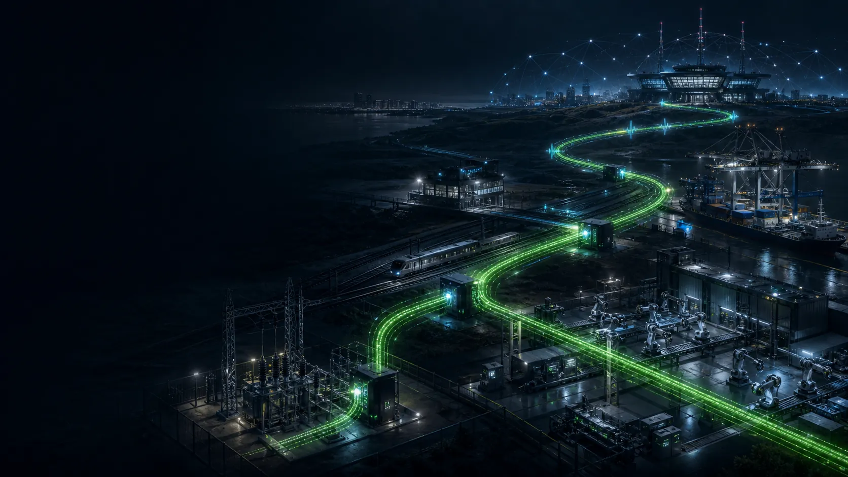 Industrial network signal journey
