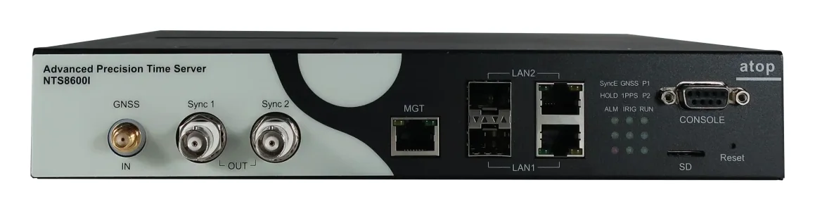 NTS8600 — Frontal para montaje en rack