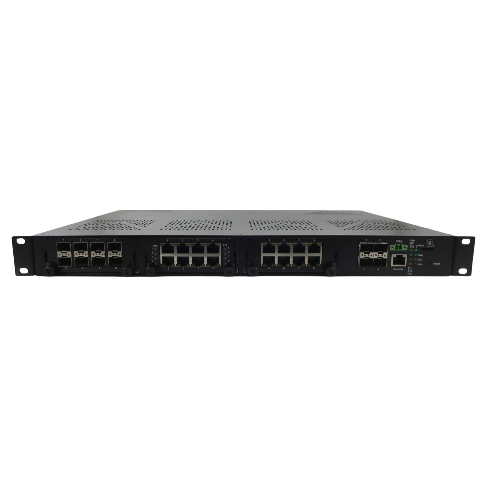 RHG9728 / RHG9828 — Frontal para montaje en rack